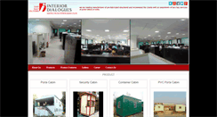 Desktop Screenshot of interiordialogues.co.in